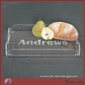 Table Top Clear Acrylic Food/Fruit Tray/Plateau